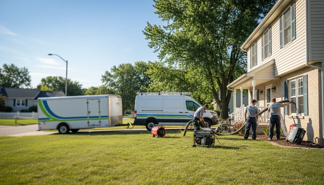 Flooded Basement Restoration And Cleanup With Repair in Crescent, IA near me
